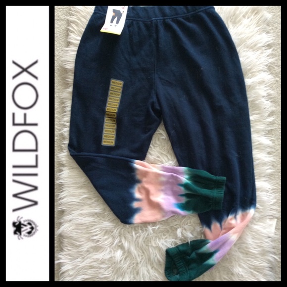NWT Wildfox Tie Dye Joggers - Picture 5 of 9